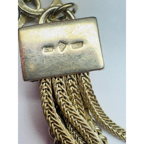 Silpada Talk of the Town 925 Multi Chain Bracelet 6.5–8" 41.7g Estate Vintage - Picture 7 of 8
